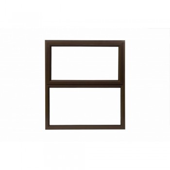 Window Frame Aluminium 28-Ps109 Bronze Clear Left Hand,  - Cashbuild