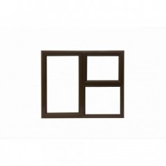 Window Frame Aluminium 28-Pst119 Bronze Clear Left Hand,  - Cashbuild
