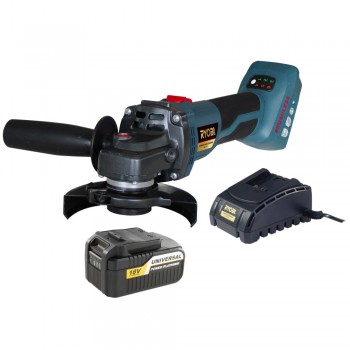 Ryobi Angle Grinder Cordless Bldc 115mm 18V Kit, RYOBI - Cashbuild