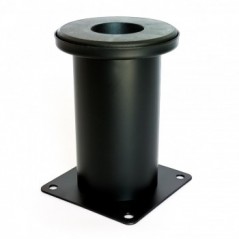 Sofa Leg Adjustable 100X50mm Matt Black, APS - Cashbuild