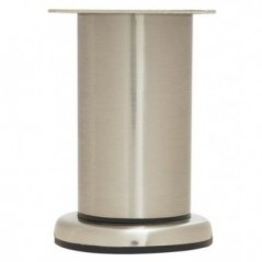 Sofa Leg Adjustable 100X50mm Satin Chrome, APS - Cashbuild