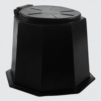 Black Plastic Pit Toilet Pedestal - Cashbuild