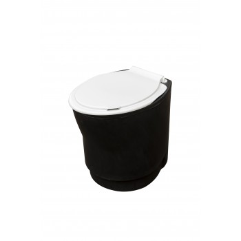 Black Plastic Pit Toilet Pedestal - Cashbuild