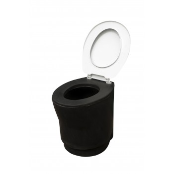 Black Plastic Pit Toilet Pedestal - Cashbuild