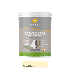 Medal Acryloseal Four-In-One PVA Sealer, Primer, Waterproofer, Top Coat 5L W/Field, MEDAL - Cashbuild