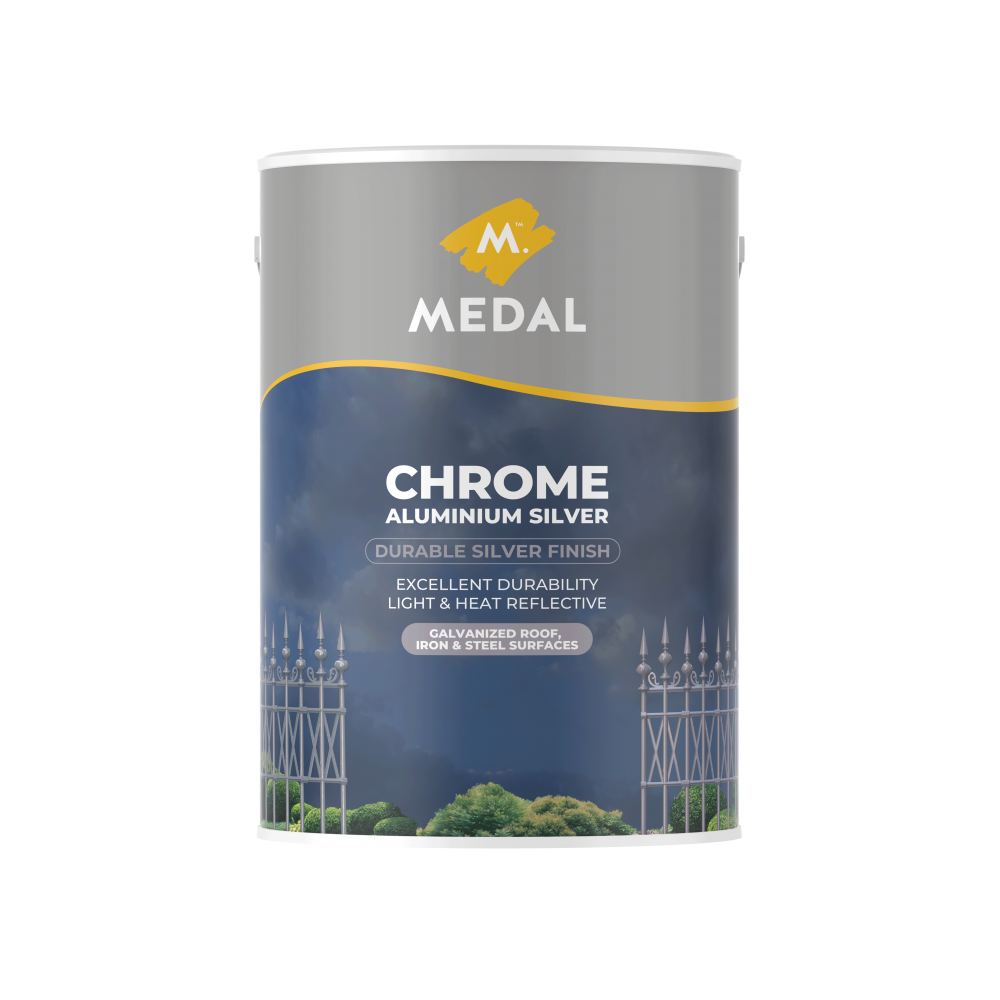Medal Chrome Aluminium 5L Silver, MEDAL - Cashbuild Medal Chrome Aluminium 5L Silver, MEDAL - Cashbuild