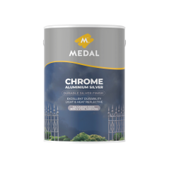 Medal Chrome Aluminium 5L Silver, MEDAL - Cashbuild