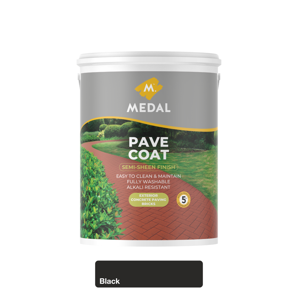 Medal Pavecoat 5L Black, MEDAL - Cashbuild Medal Pavecoat 5L Black, MEDAL - Cashbuild
