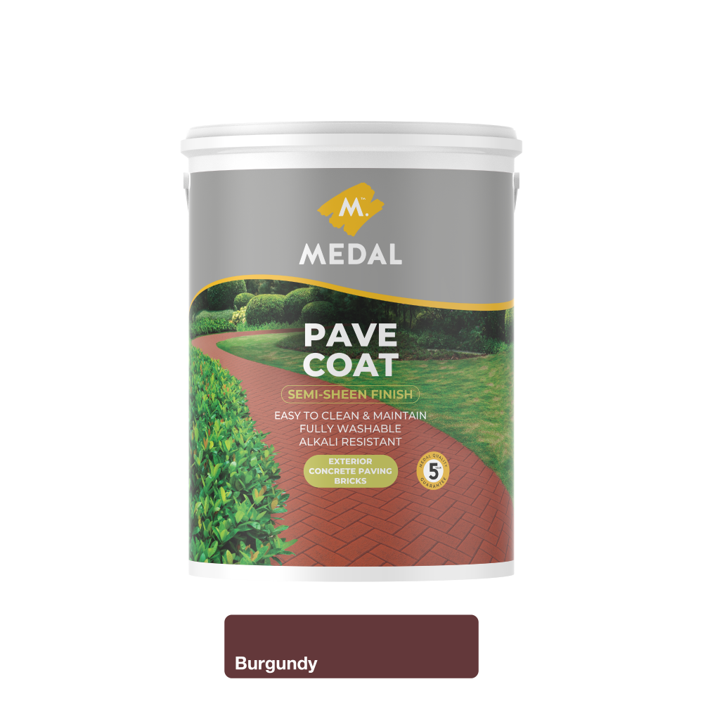 Medal Pavecoat 5L Burgandy, MEDAL - Cashbuild Medal Pavecoat 5L Burgandy, MEDAL - Cashbuild