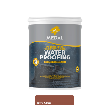 Medal Prof Waterproofer And Membrane 5L Terracotta, MEDAL - Cashbuild