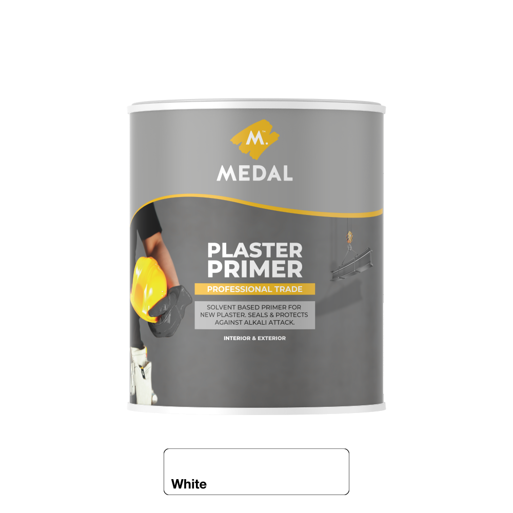 Medal Prof Trade Solvent Based Plaster Primer 1L, MEDAL - Cashbuild Medal Prof Trade Solvent Based Plaster Primer 1L, MEDAL - Cashbuild