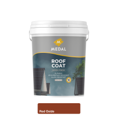 Medal Roof Coat Sheen Acrylic 20L Red Oxide, MEDAL - Cashbuild