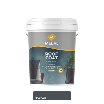 Medal Roof Coat Sheen Acrylic 20L Charcoal, MEDAL - Cashbuild