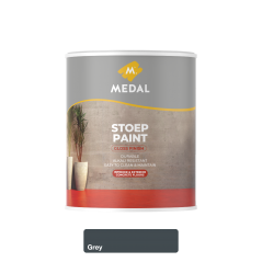 Medal Stoep Paint 1L Grey, MEDAL - Cashbuild