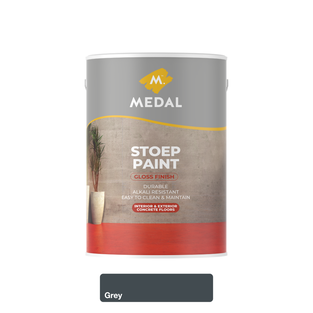 Medal Stoep Paint 5L Grey, MEDAL - Cashbuild Medal Stoep Paint 5L Grey, MEDAL - Cashbuild