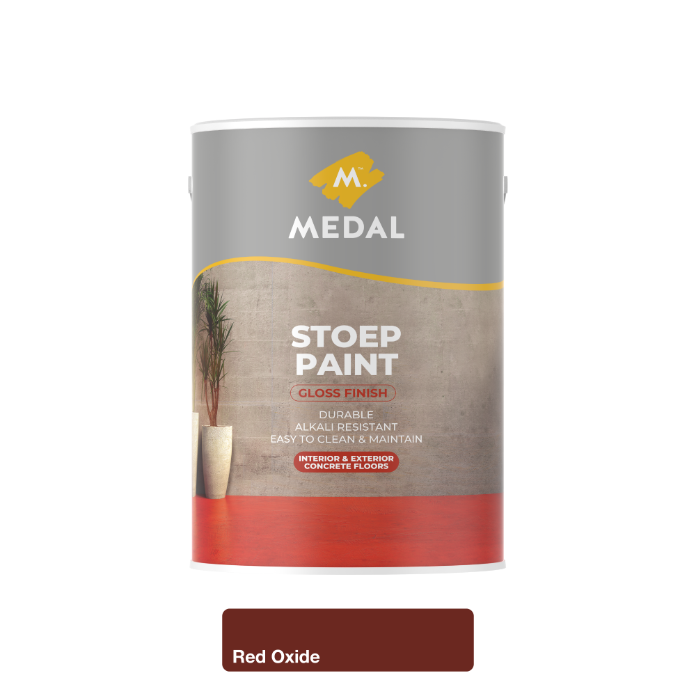 Medal Stoep Paint 5L Red Oxide, MEDAL - Cashbuild Medal Stoep Paint 5L Red Oxide, MEDAL - Cashbuild