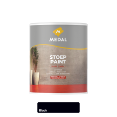 Medal Stoep Paint 1L Black, MEDAL - Cashbuild