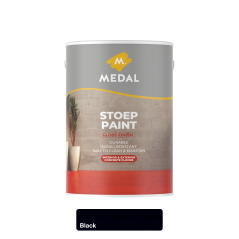 Medal Stoep Paint 5L Black, MEDAL - Cashbuild