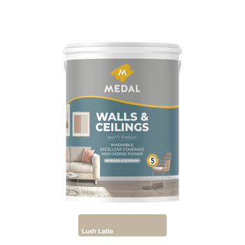 Medal Walls And Ceilings 5L Lush Latte, MEDAL - Cashbuild