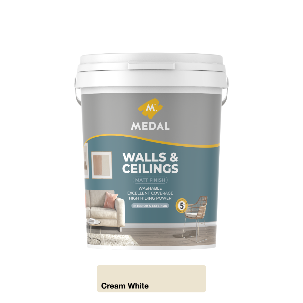 Medal Walls And Ceilings 20L Cream White, MEDAL - Cashbuild Medal Walls And Ceilings 20L Cream White, MEDAL - Cashbuild