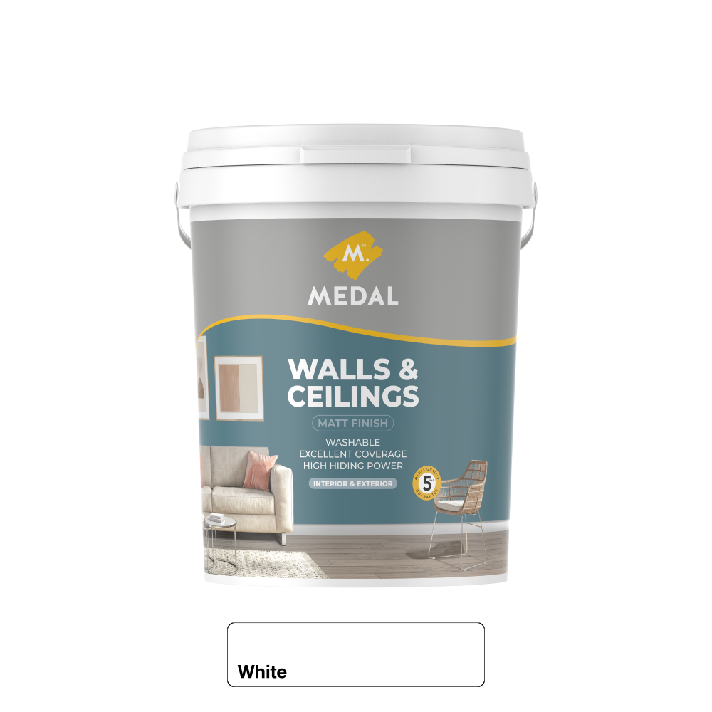 Medal Walls And Ceilings 20L White, MEDAL - Cashbuild Medal Walls And Ceilings 20L White, MEDAL - Cashbuild