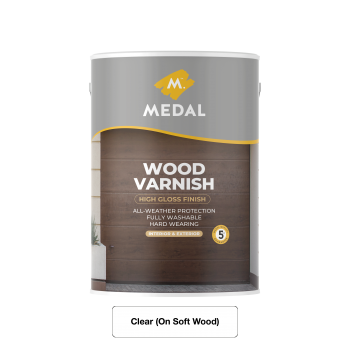 Medal Wood Varnish Clear 5l, MEDAL - Cashbuild