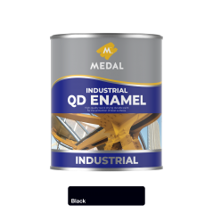 Medal QD Industrial Enamel Black 1l