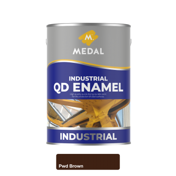 Medal QD Industrial Enamel Pwd Brown 5l