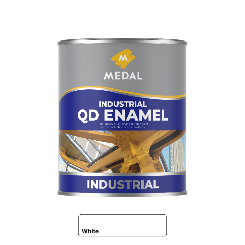 Medal QD Industrial Enamel White 1l Medal QD Industrial Enamel White 1l