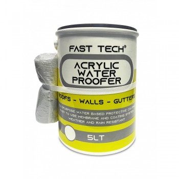 Fast Tech Waterproofer And Membrane 5L Grey, Fast Tech - Cashbuild