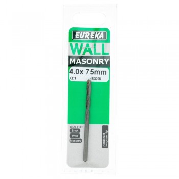 Eureka Masonry Drill Bit 4.0X75mm Quantity:1, EUREKA - Cashbuild