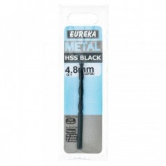 Eureka Black Hss Drill Bit 4.8mm Quantity:1, EUREKA - Cashbuild