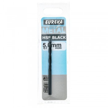 Eureka Black Hss Drill Bit 5.0mm Quantity:1, EUREKA - Cashbuild