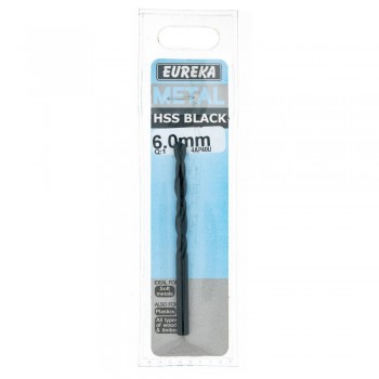 Eureka Black Hss Drill Bit 6.0mm Quantity:1, EUREKA - Cashbuild