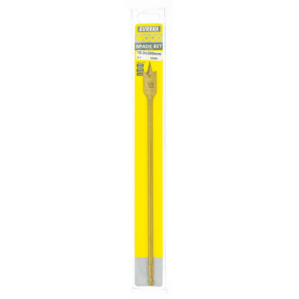 Eureka Spade Flat Drill Bit 18.0X300mm Quantity:1, EUREKA - Cashbuild Eureka Spade Flat Drill Bit 18.0X300mm Quantity:1, EUREKA - Cashbuild