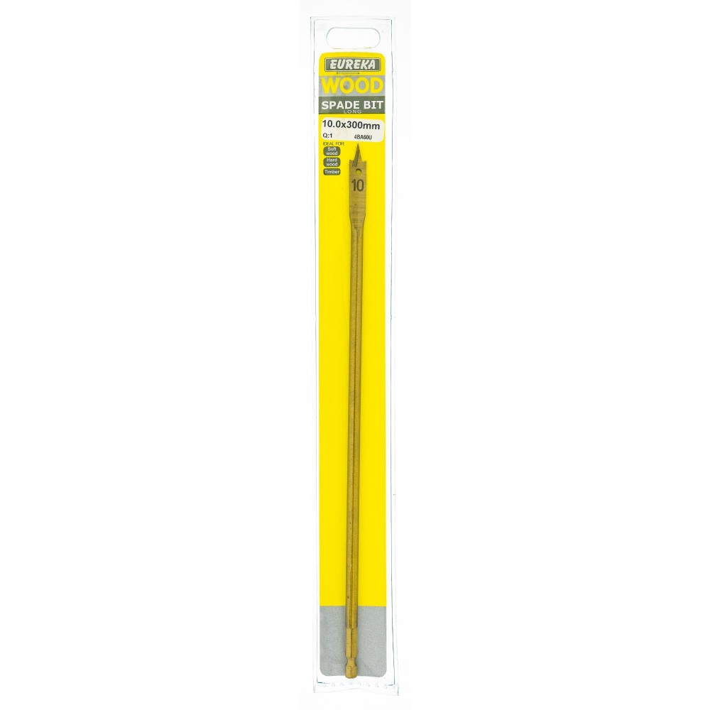 Eureka Spade Flat Drill Bit 10.0X300mm Quantity:1, EUREKA - Cashbuild Eureka Spade Flat Drill Bit 10.0X300mm Quantity:1, EUREKA - Cashbuild