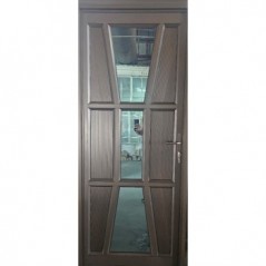 Door Aluminium Hinge Hourglass S10 Blue Reflective Glass Brz, VALUDOOR - Cashbuild