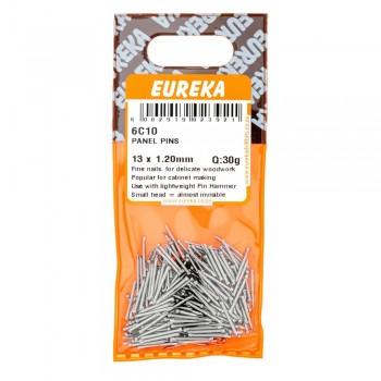Eureka Panel Pins 13 X 1.20mm Quanitity:30G, EUREKA - Cashbuild