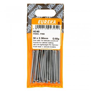 Eureka Panel Pins 50 X 2.50mm Quanitity:60G, EUREKA - Cashbuild