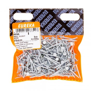 Eureka Nail Clout Semi 25mm Quantity:250G, EUREKA - Cashbuild