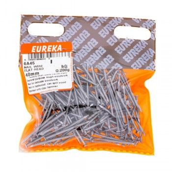 Eureka Nail Wire Flat Head 40mm Quantity:200G, EUREKA - Cashbuild