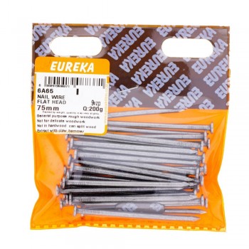 Eureka Nail Wire Flat Head 75mm Quantity:200G, EUREKA - Cashbuild