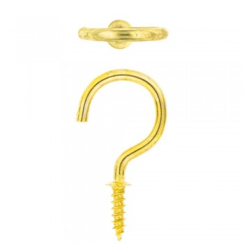 Eureka Cup Hook Round 25mm Quanitity:12, EUREKA - Cashbuild