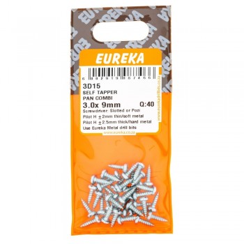 Eureka Self Tapper 3.0X 9mm Quanitity:40, EUREKA - Cashbuild