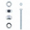 Eureka Set Screw & Nut Galvanised 12X125mm Quantity:4, EUREKA - Cashbuild