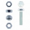 Eureka Set Screw & Nut Galvanised 6X 25mm Quantity:20, EUREKA - Cashbuild