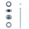 Eureka Set Screw& Nut Galvanised 6X100mm Quantity:5, EUREKA - Cashbuild