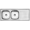 Kitchen Sink Stainless Steel Drop In 1.2m 480mm Deb Excl 40mm - Cashbuild
