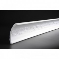 Polystyrene Cornice Z60 60X60mm 3.0M Flower, UPPER EDGE - Cashbuild