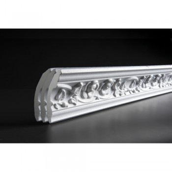 Polystyrene Cornice Rosa 80X50mm 2.0M Quantity:3, UPPER EDGE - Cashbuild